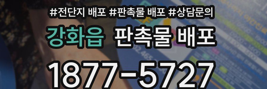 강화읍 판촉물 배포