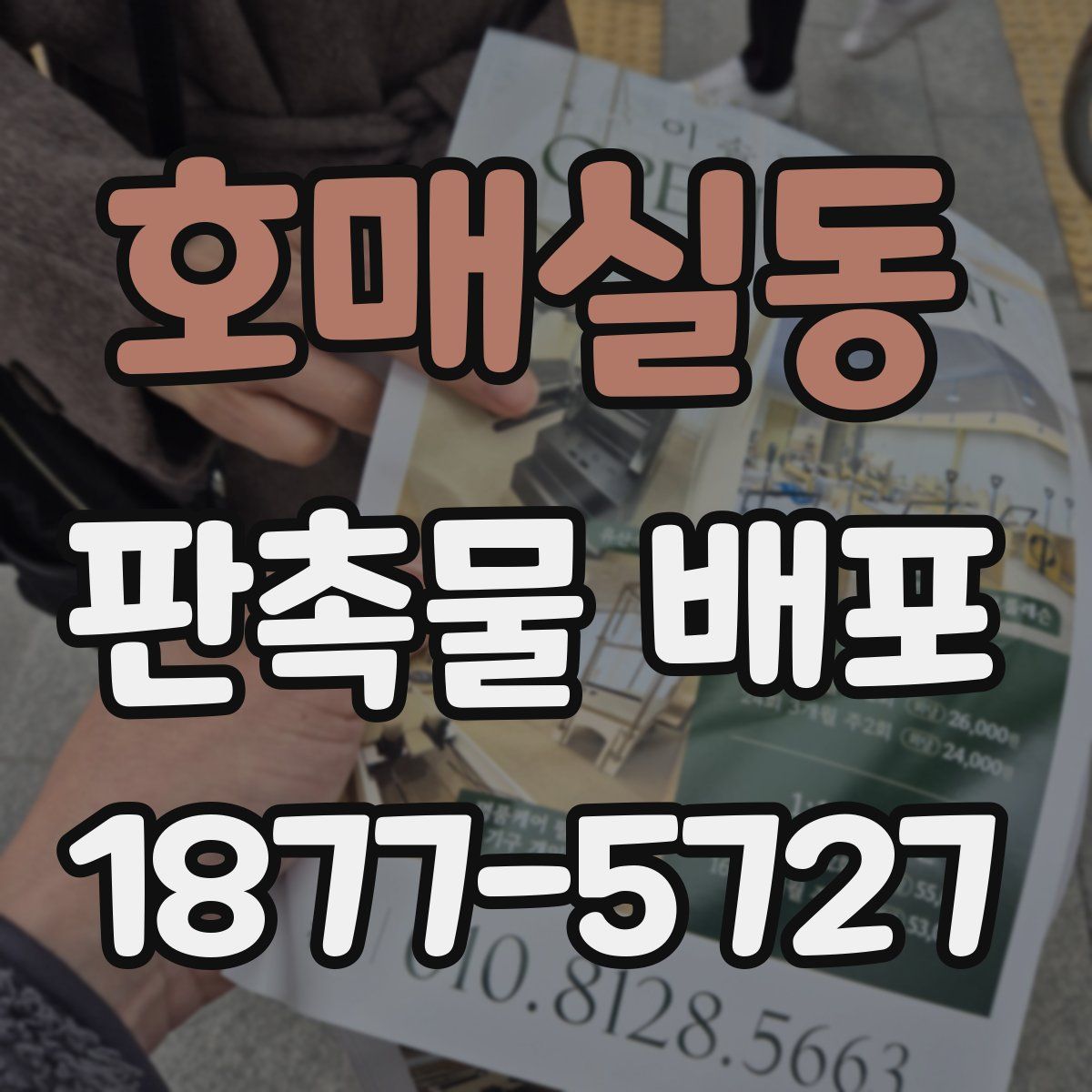 호매실동 판촉물 배포