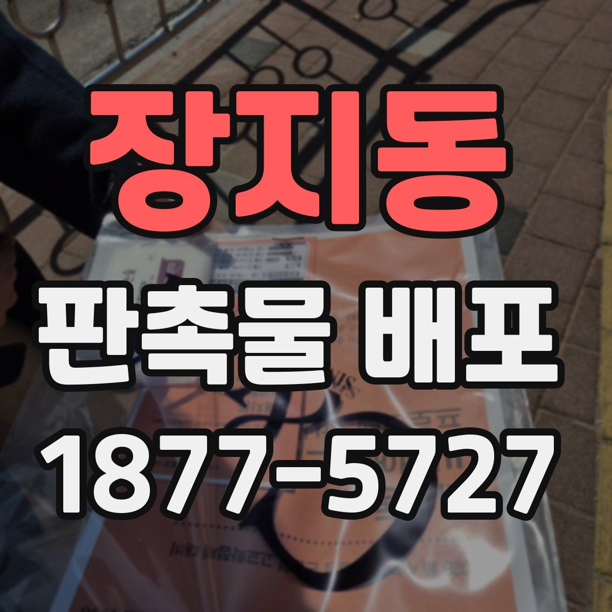 장지동 판촉물 배포
