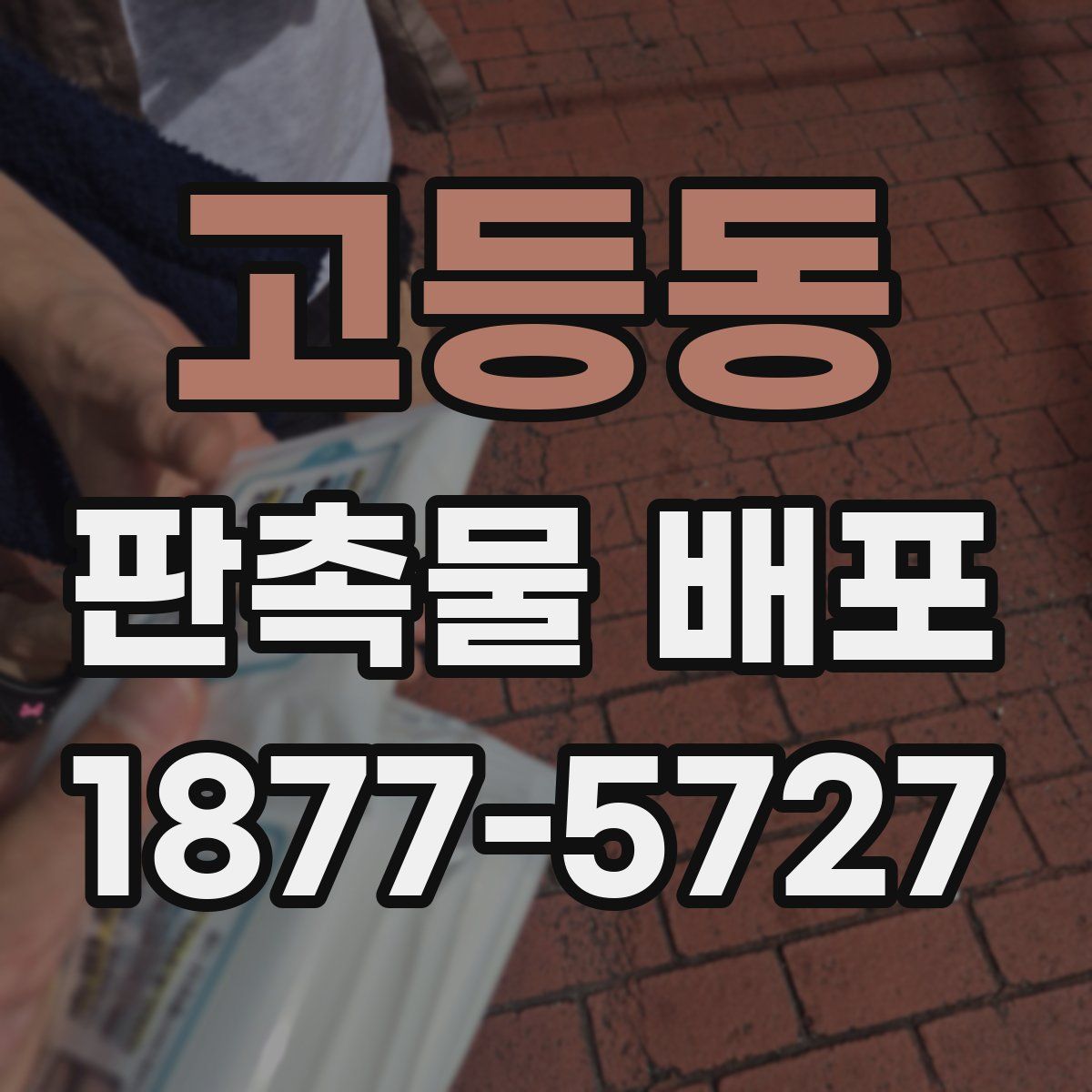 고등동 판촉물 배포