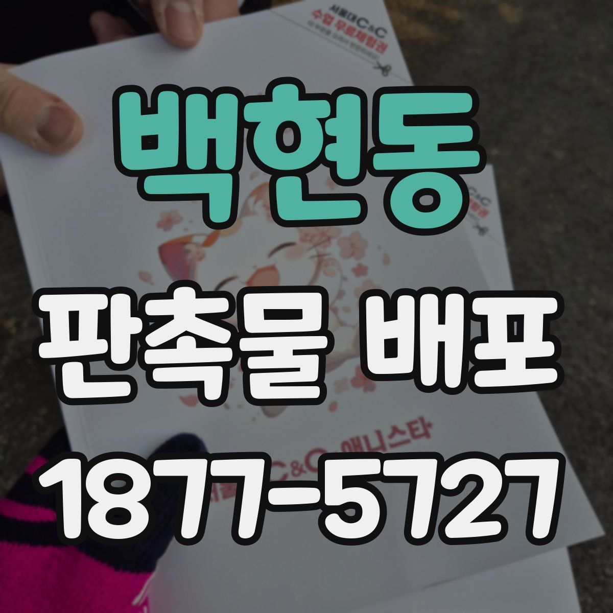 백현동 판촉물 배포