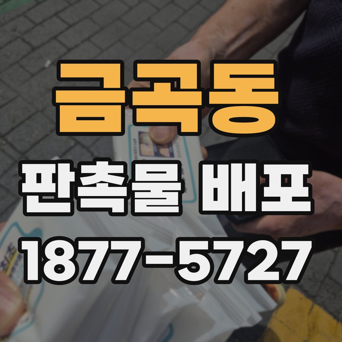 금곡동 판촉물 배포