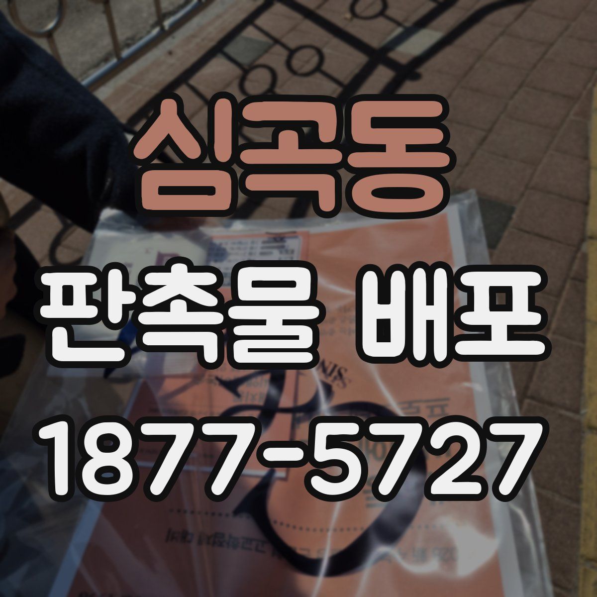 심곡동 판촉물 배포