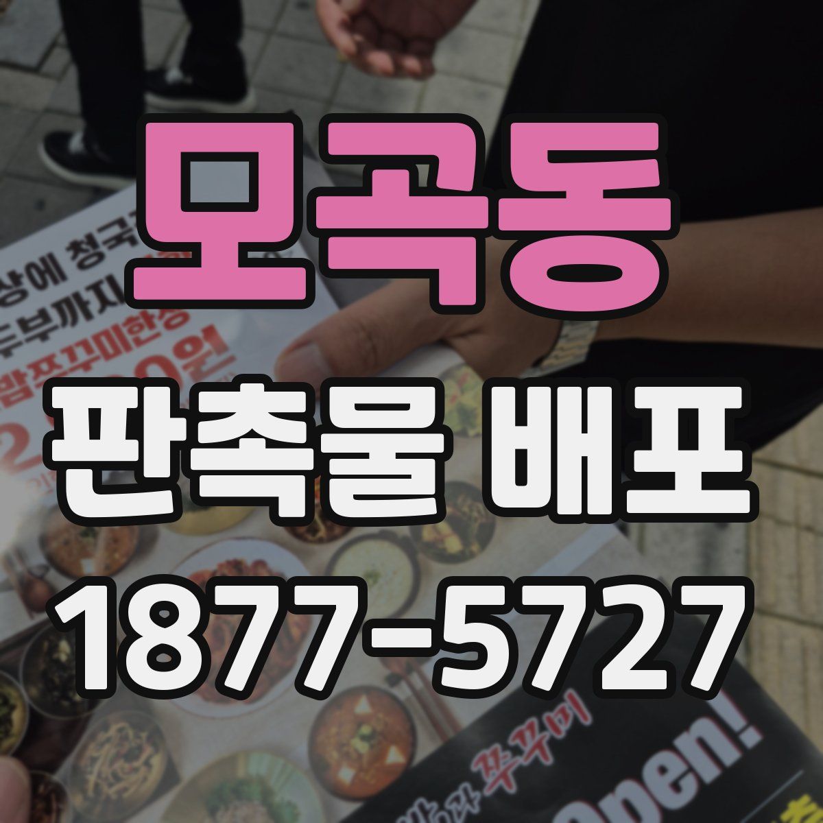 모곡동 판촉물 배포