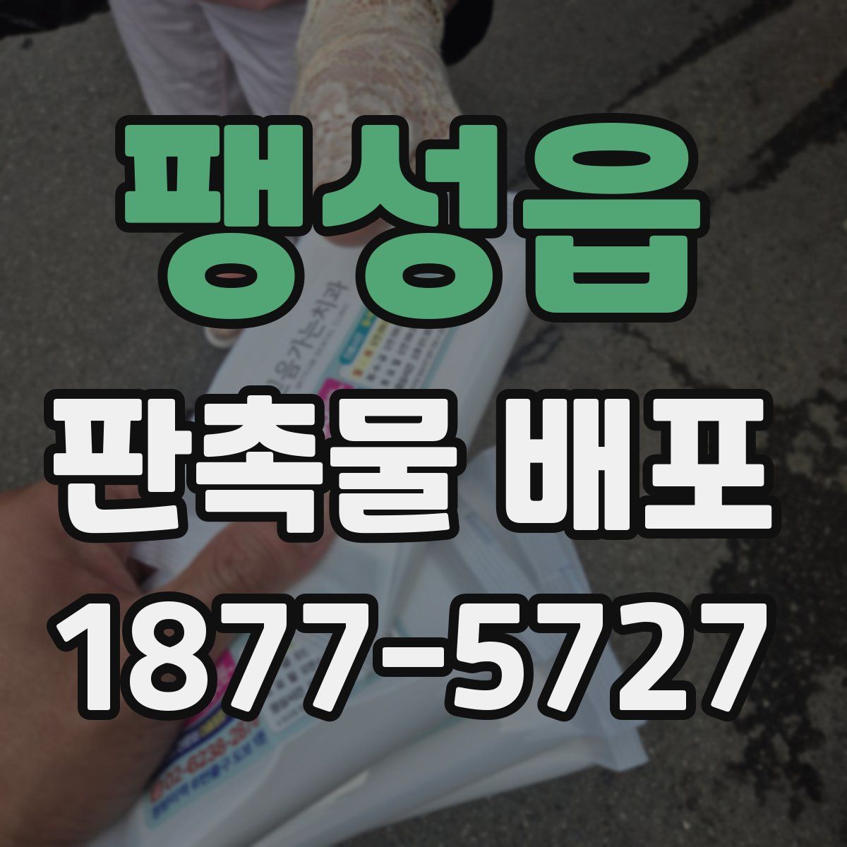 팽성읍 판촉물 배포