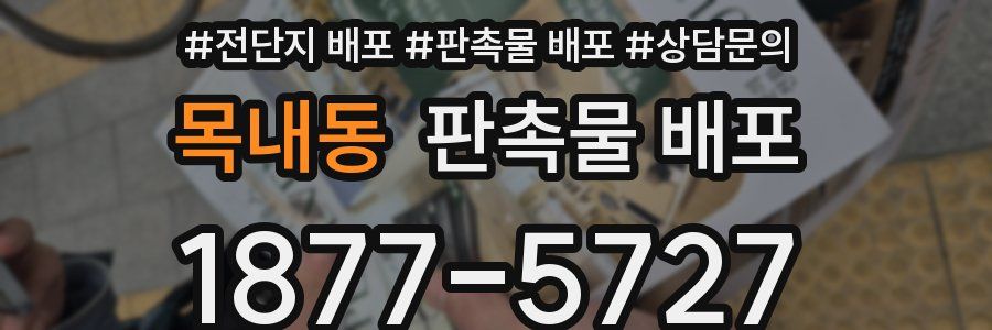 목내동 판촉물 배포