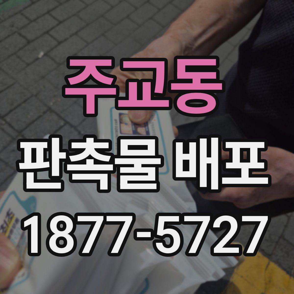 주교동 판촉물 배포