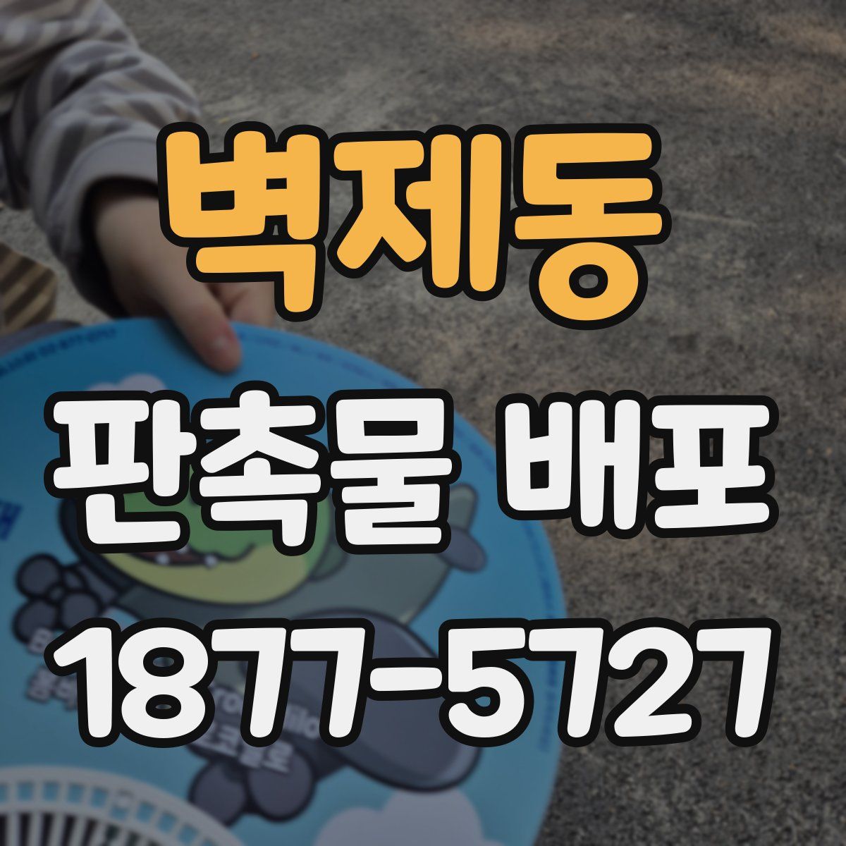 벽제동 판촉물 배포