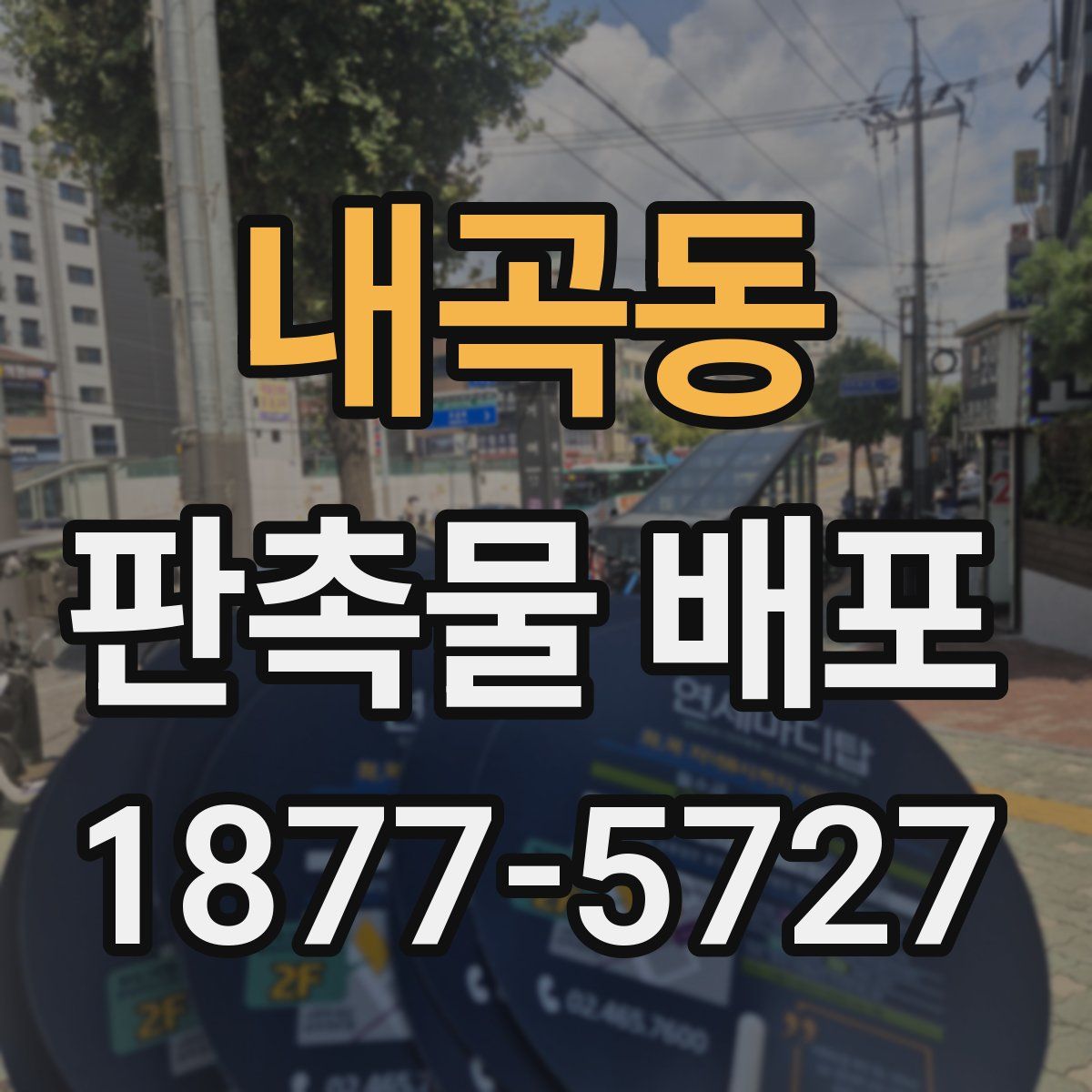 내곡동 판촉물 배포