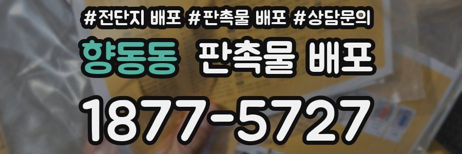 향동동 판촉물 배포