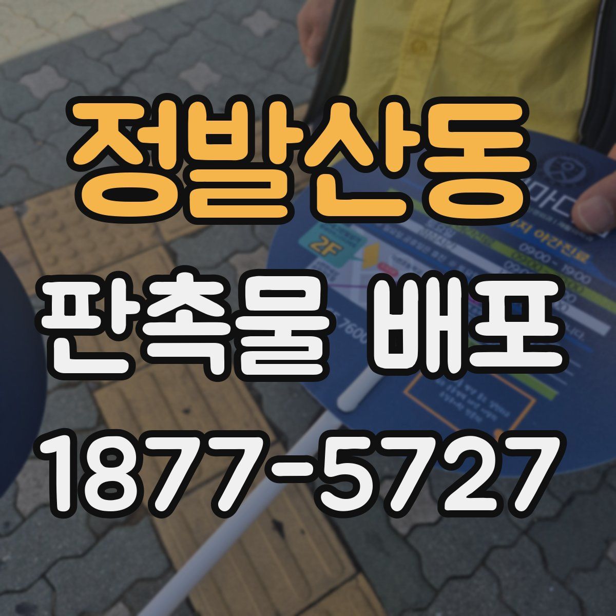 정발산동 판촉물 배포