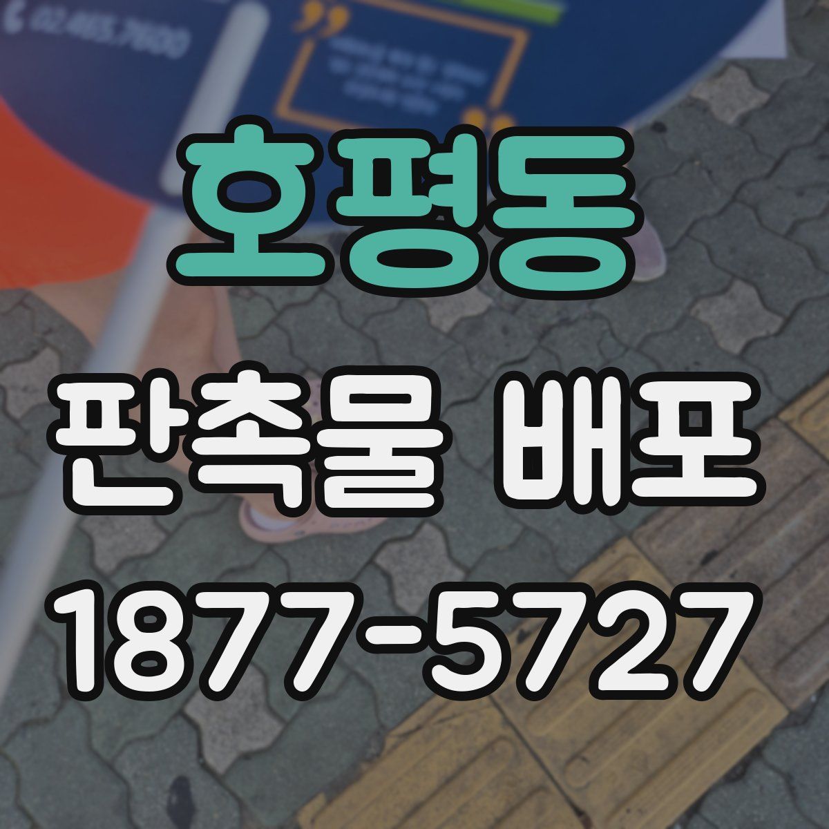 호평동 판촉물 배포