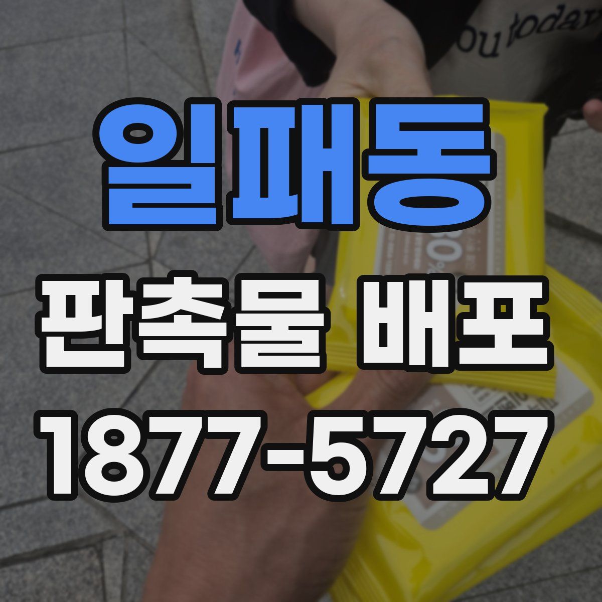 일패동 판촉물 배포