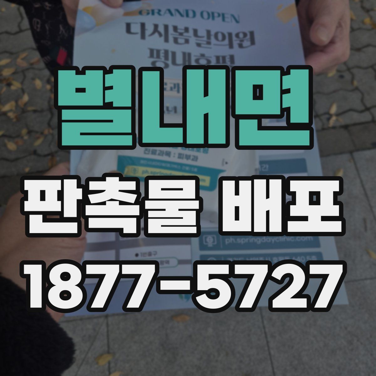 별내면 판촉물 배포