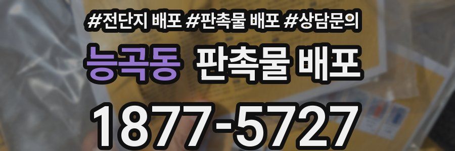 능곡동 판촉물 배포
