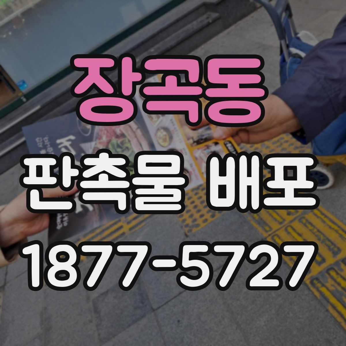 장곡동 판촉물 배포