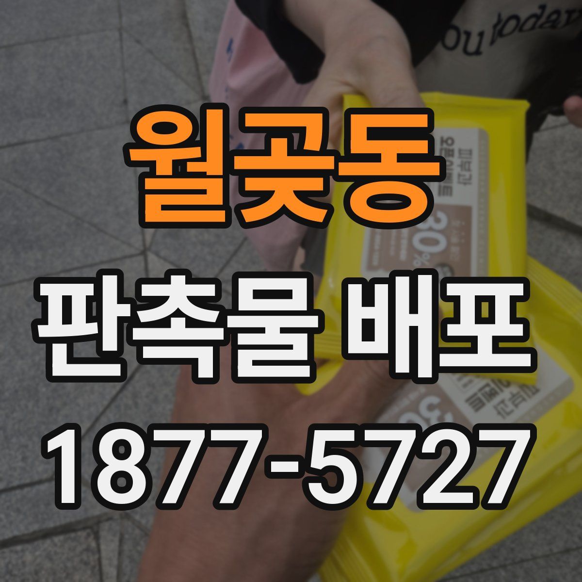 월곶동 판촉물 배포