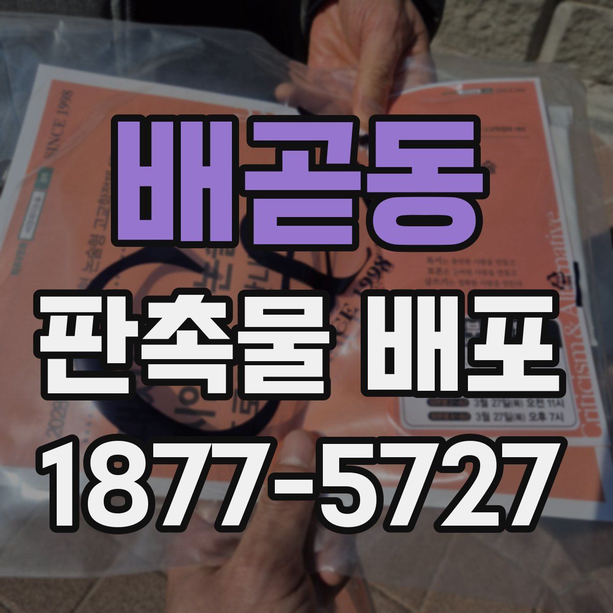 배곧동 판촉물 배포