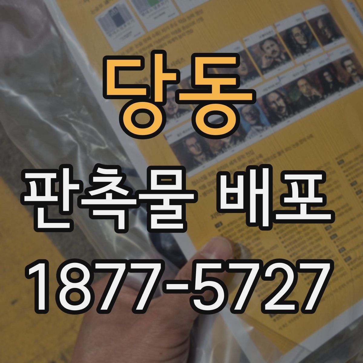 당동 판촉물 배포