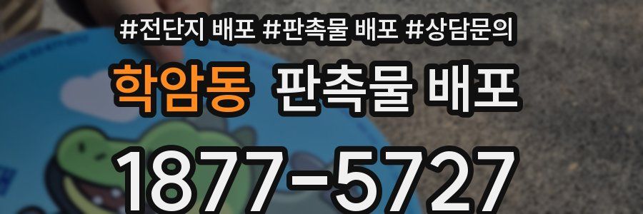 학암동 판촉물 배포
