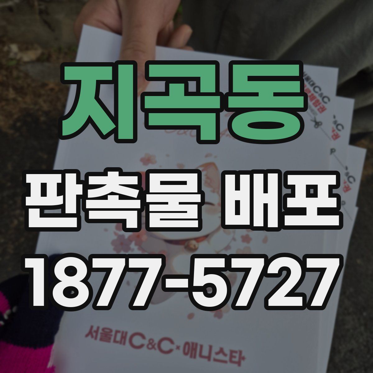 지곡동 판촉물 배포