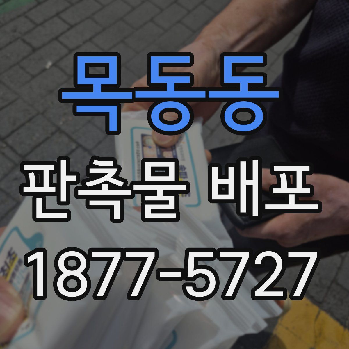 목동동 판촉물 배포