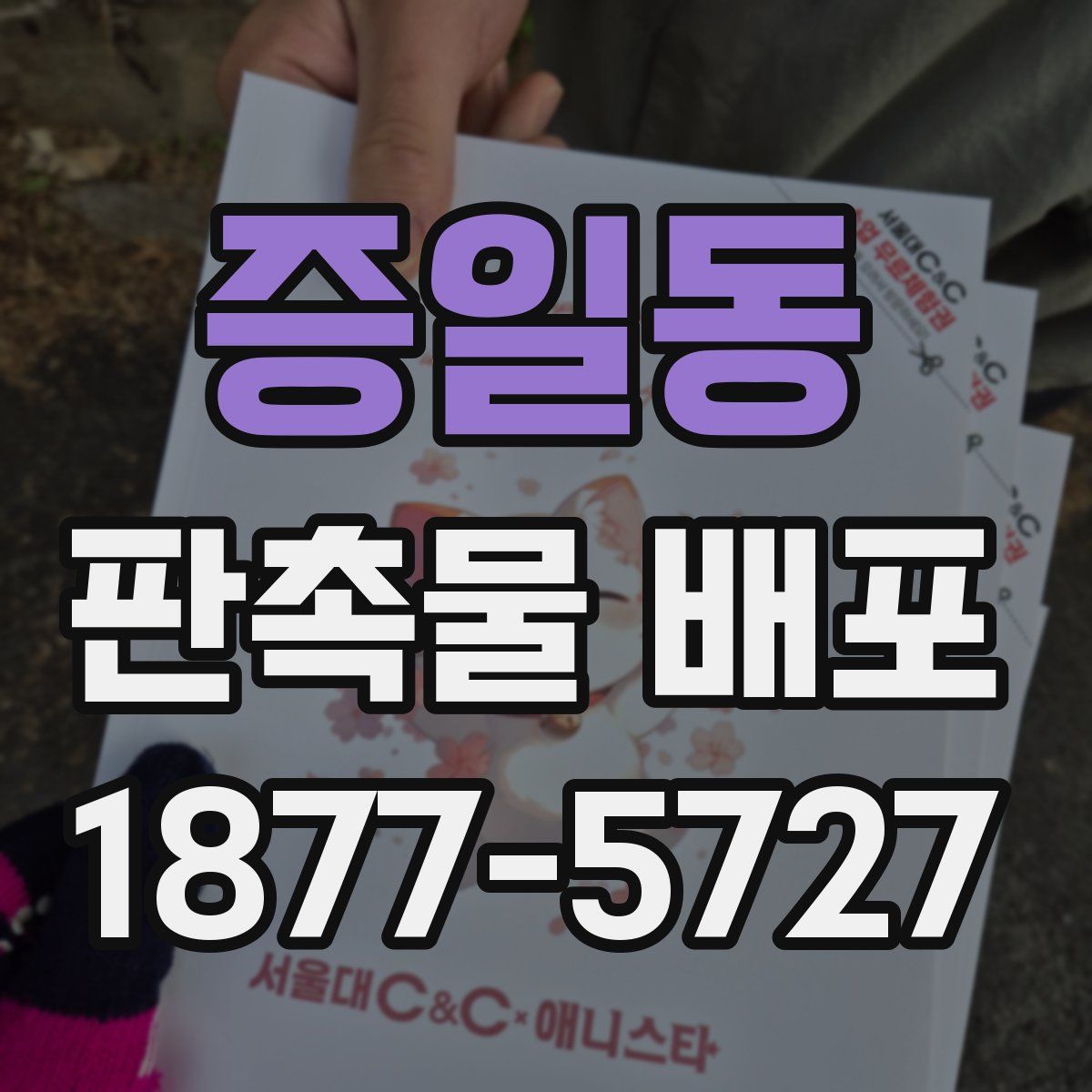 증일동 판촉물 배포