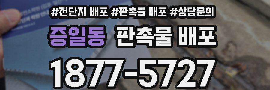 증일동 판촉물 배포