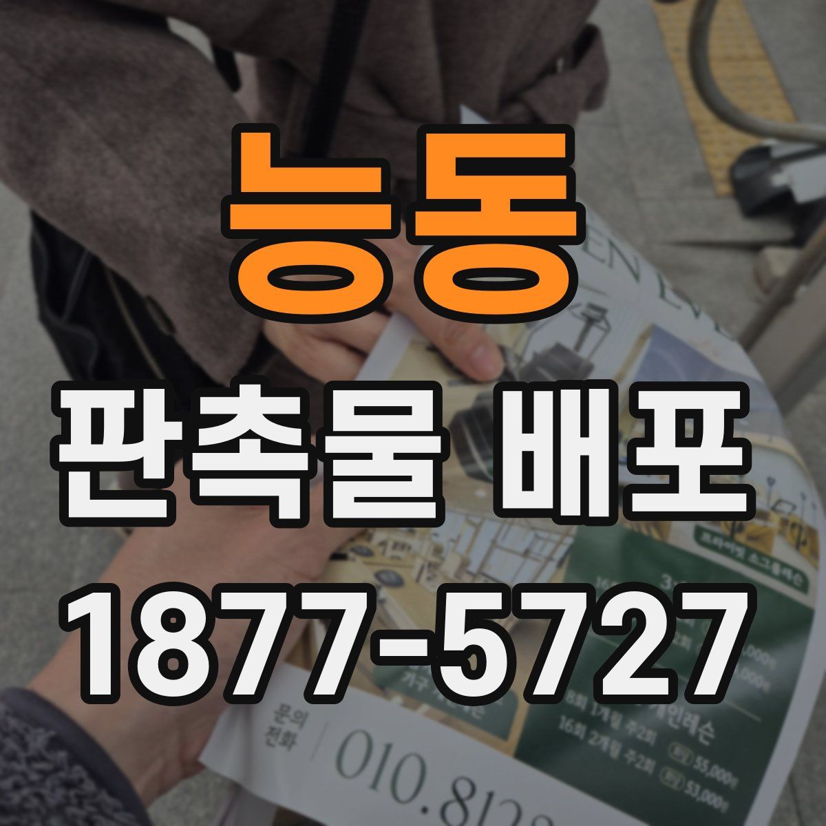 능동 판촉물 배포
