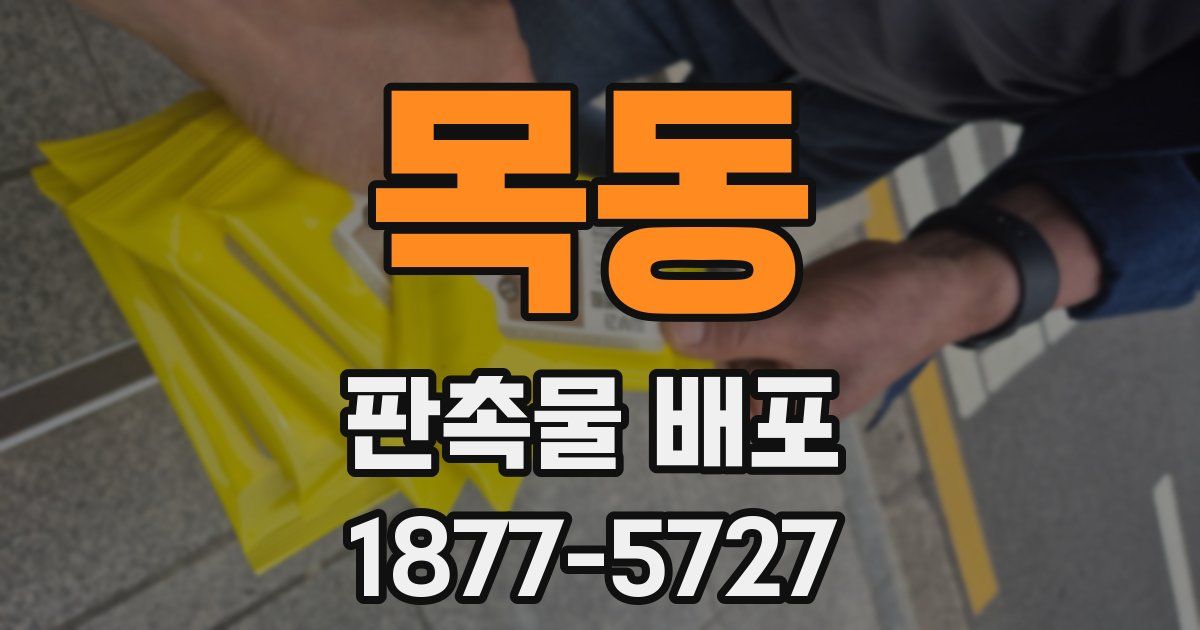 목동 판촉물 배포