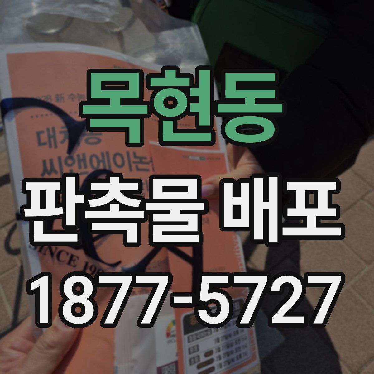 목현동 판촉물 배포