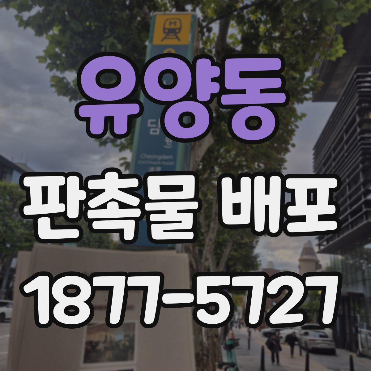 유양동 판촉물 배포