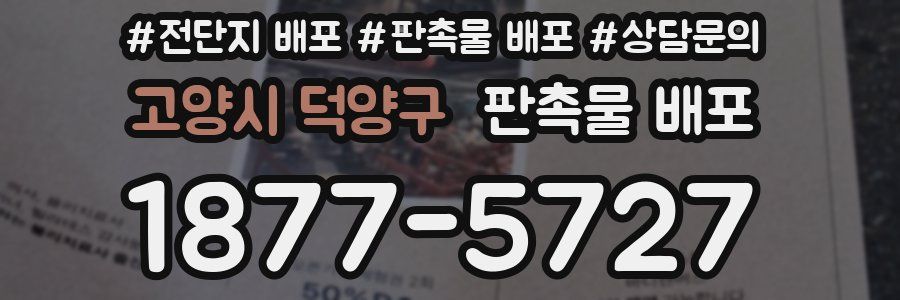 고양시 덕양구 판촉물 배포