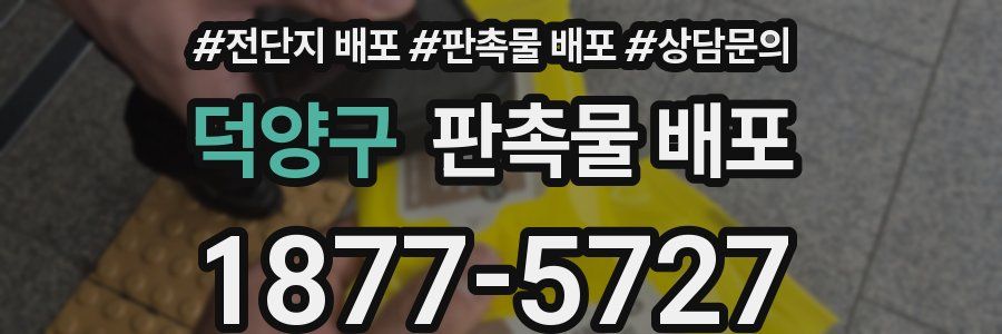 덕양구 판촉물 배포