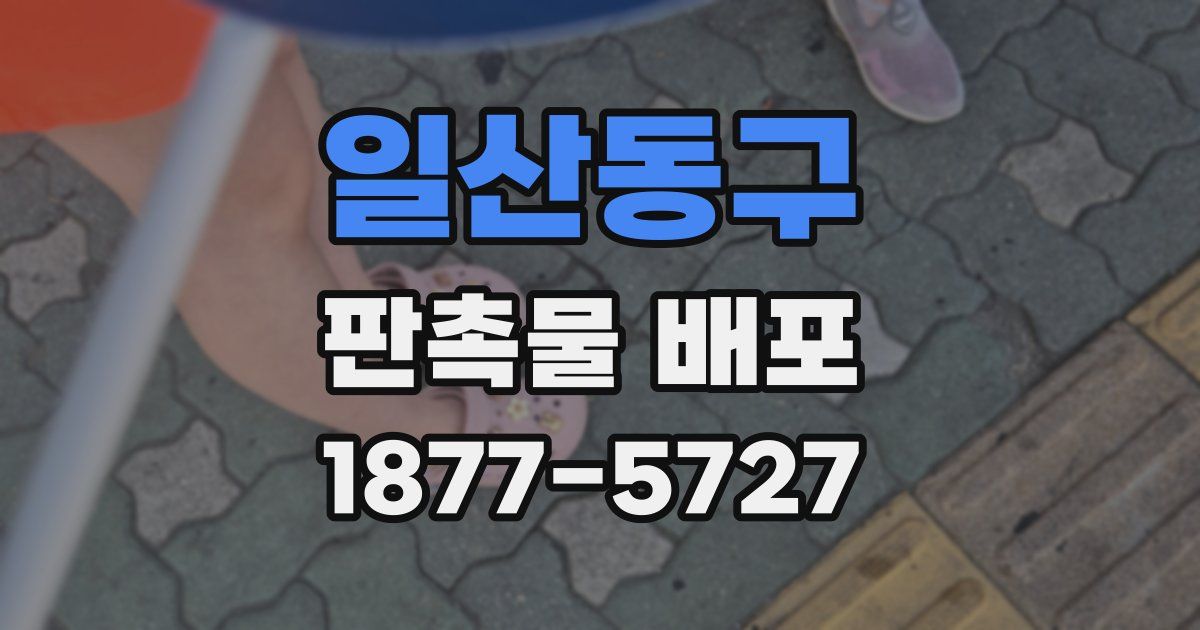 일산동구 판촉물 배포
