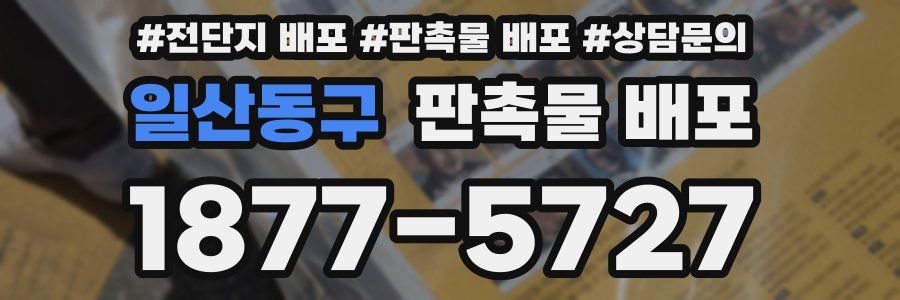 일산동구 판촉물 배포