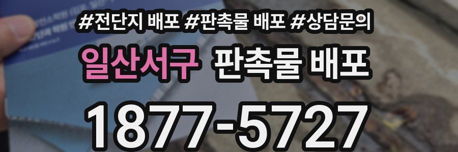 일산서구 판촉물 배포