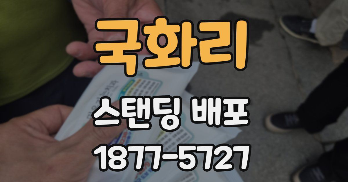 국화리 스탠딩 배포