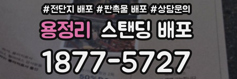 용정리 스탠딩 배포