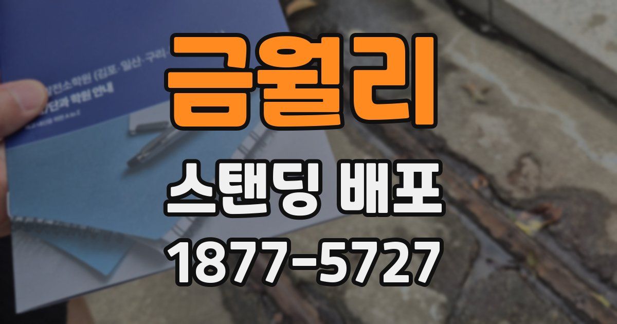 금월리 스탠딩 배포