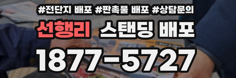 선행리 스탠딩 배포