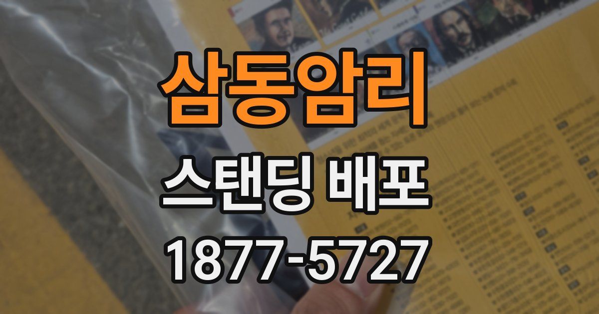 삼동암리 스탠딩 배포