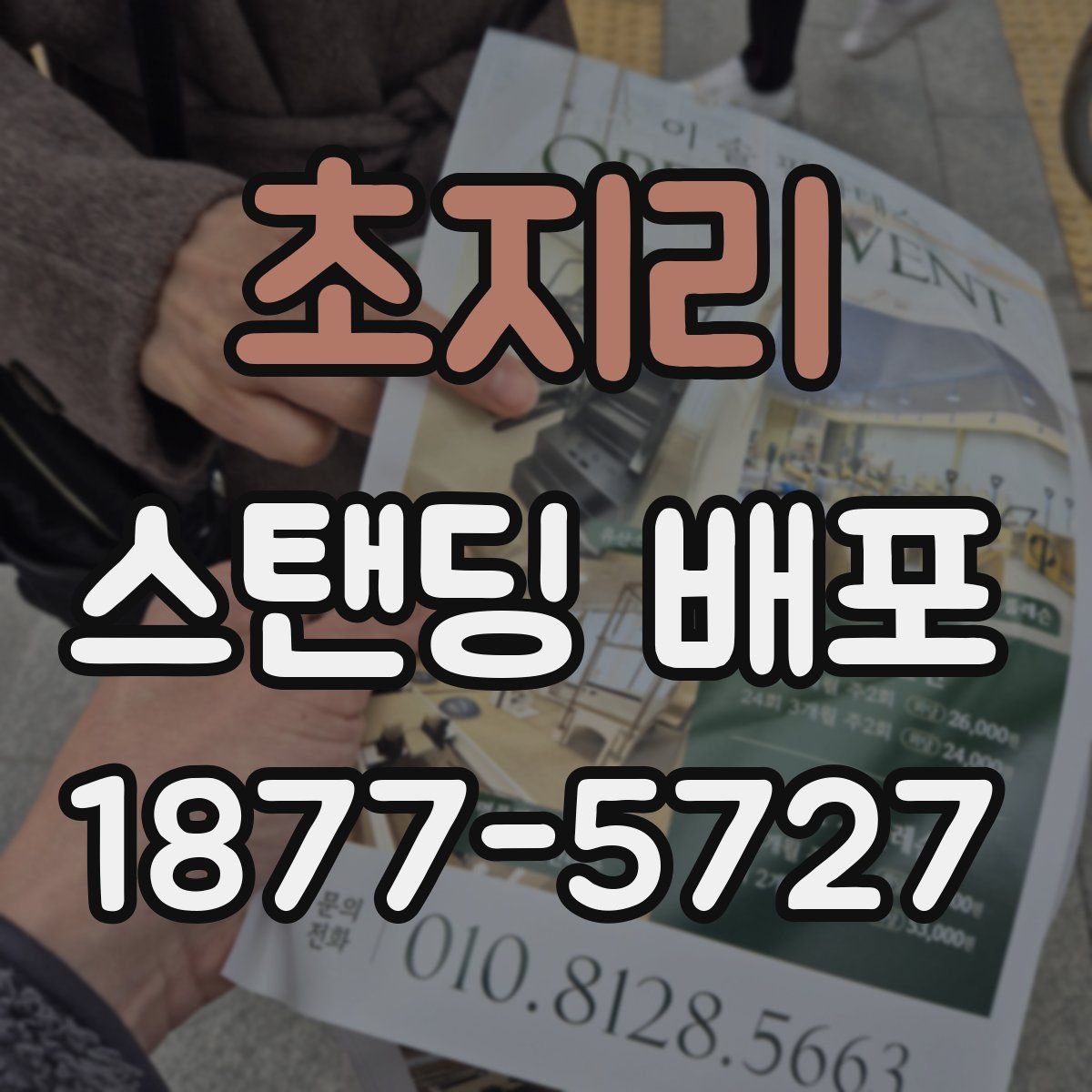 초지리 스탠딩 배포