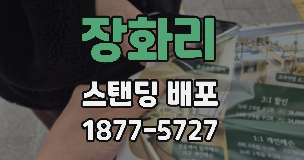 장화리 스탠딩 배포