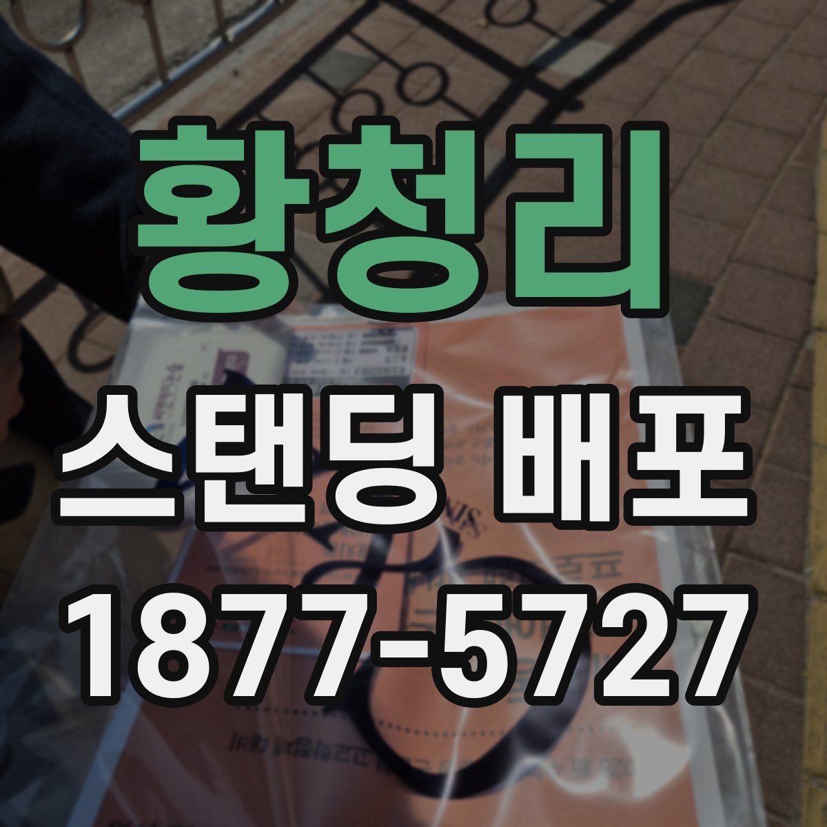 황청리 스탠딩 배포