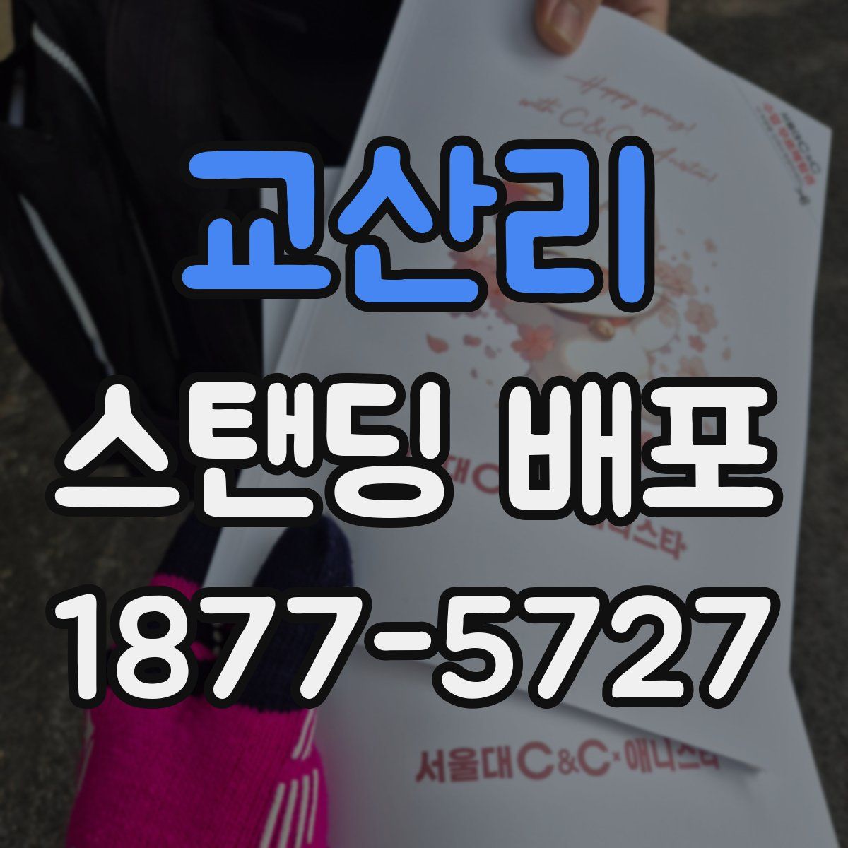 교산리 스탠딩 배포
