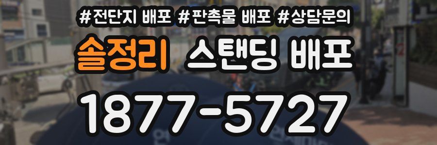 솔정리 스탠딩 배포