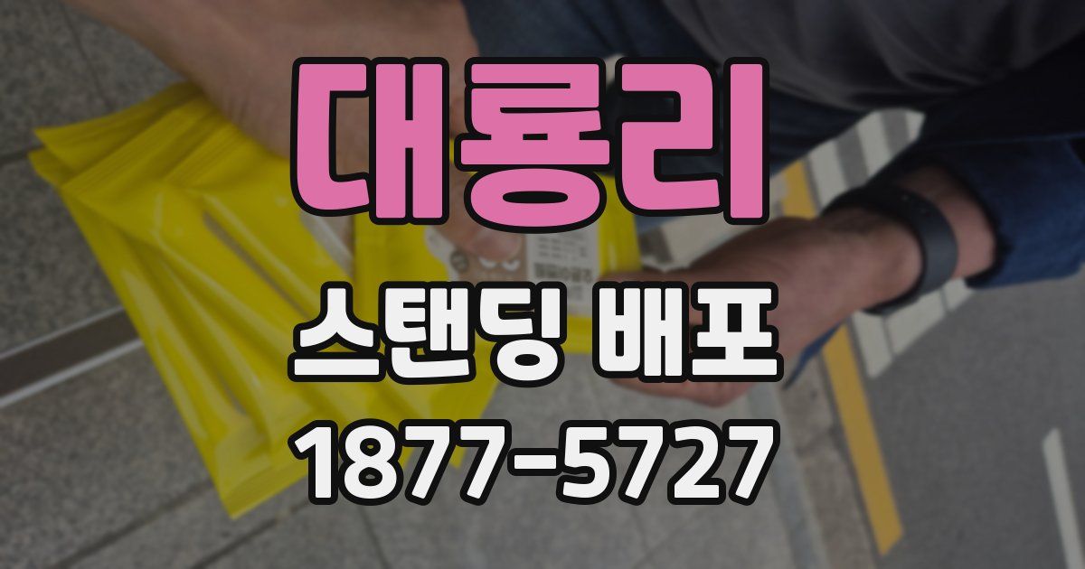 대룡리 스탠딩 배포