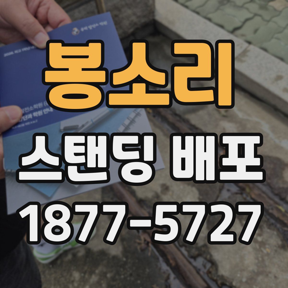 봉소리 스탠딩 배포