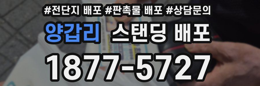 양갑리 스탠딩 배포